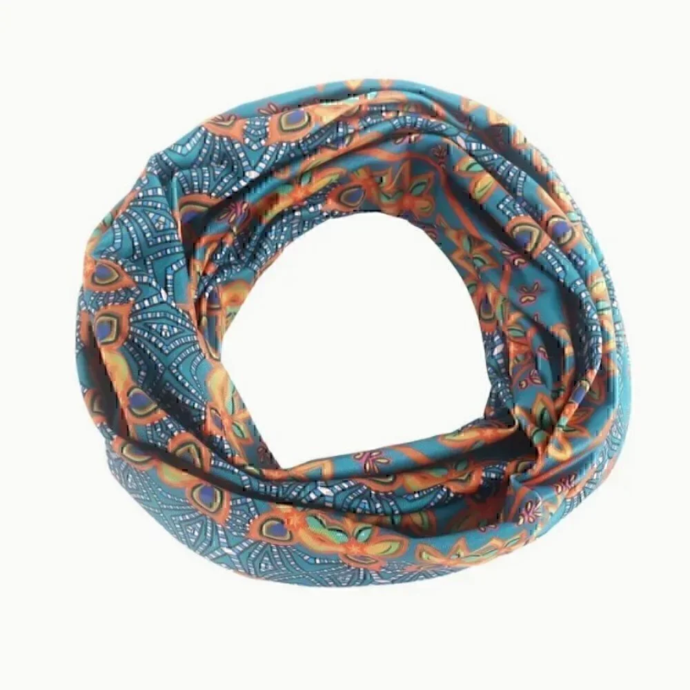 Bohemian Style Patterned Design, Breathable Headscarf Cap, Outdoor Sports - Picture 2 of 5